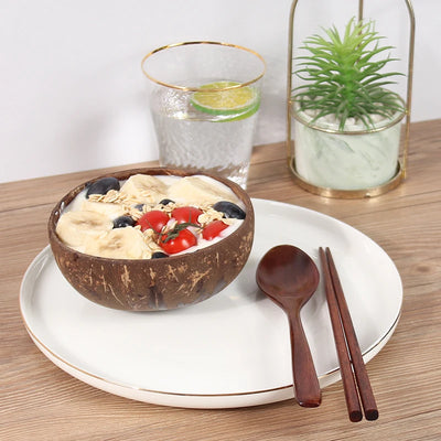 Natural Coconut Tableware Set - velarixil